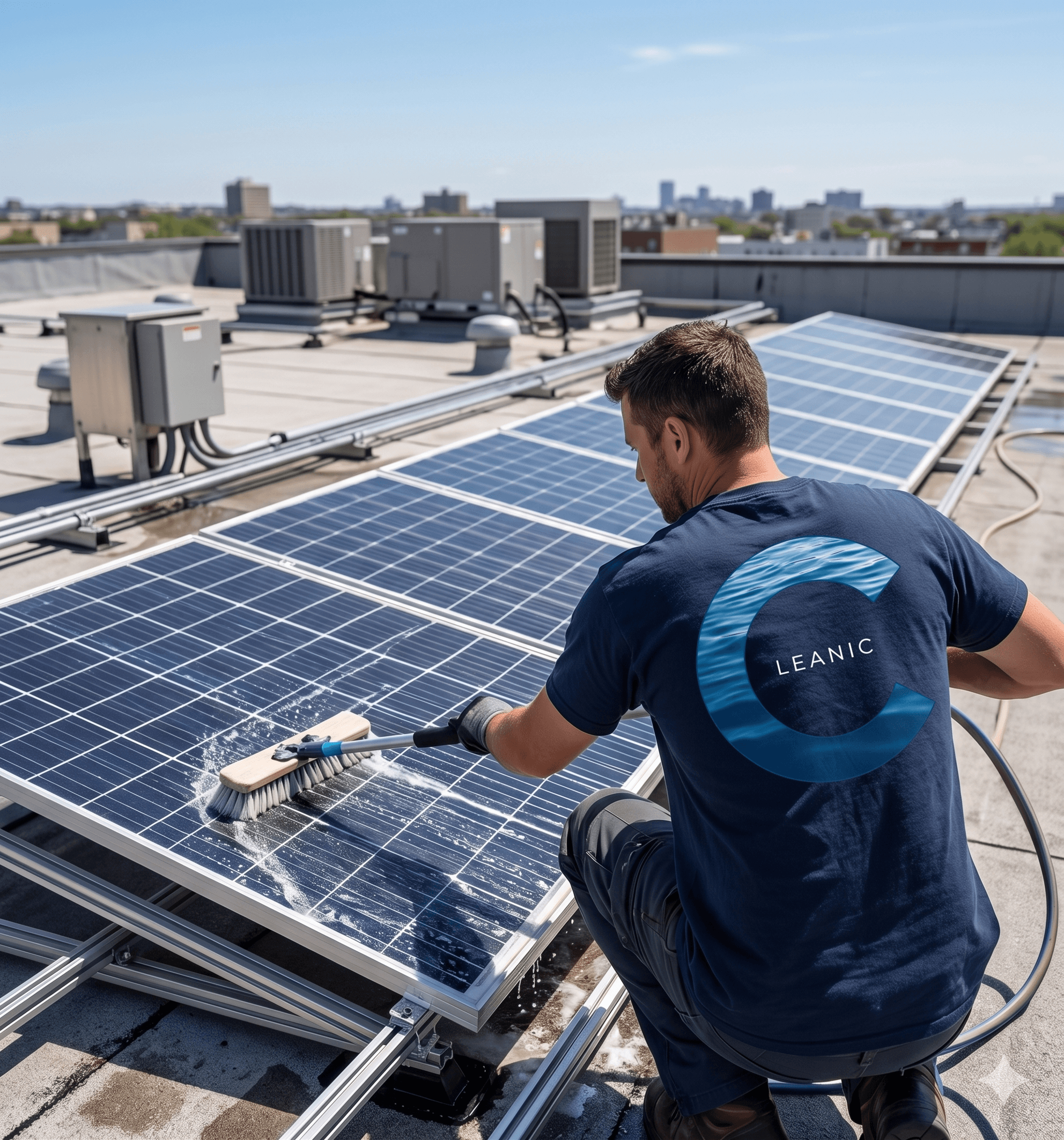 Nettoyage panneaux photovoltaïques Belgique